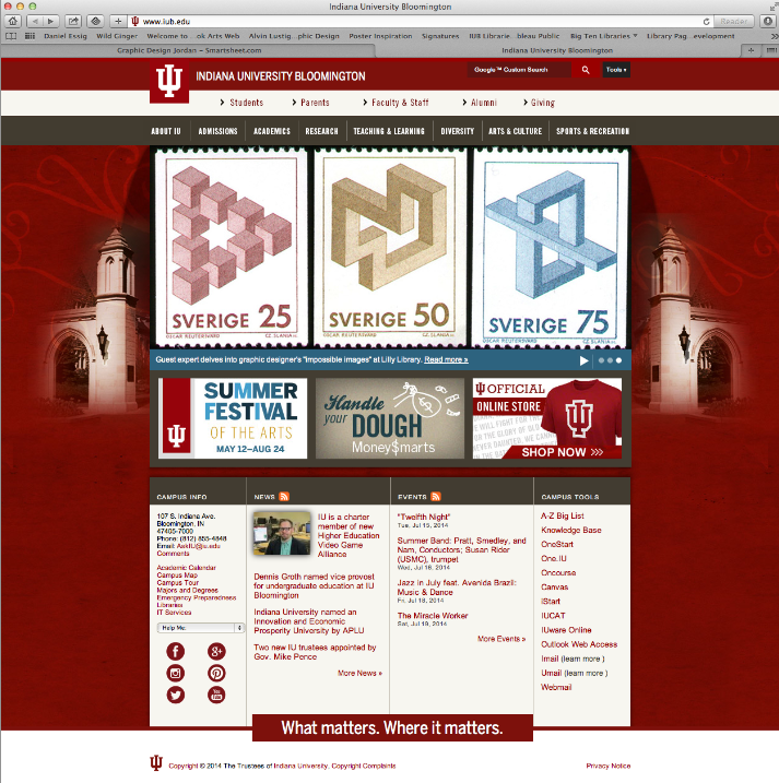 IUB Homepage feature on Lilly Mortensen Lecture