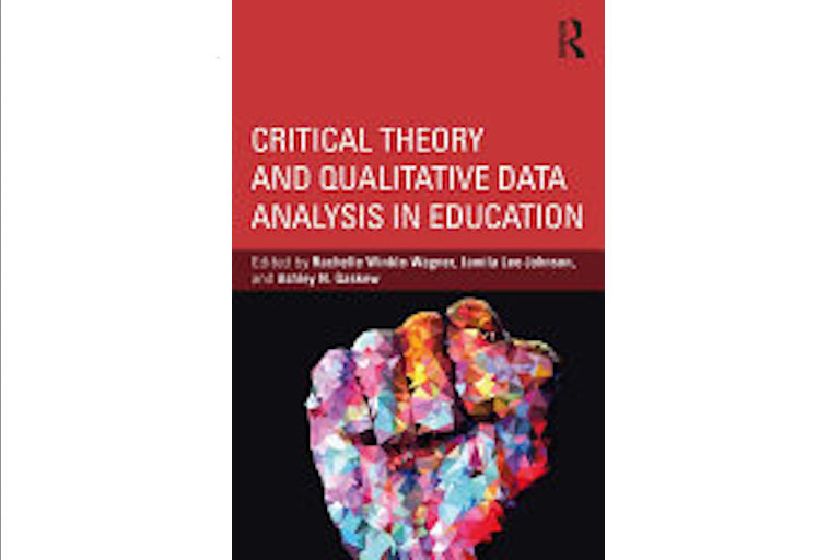 Cover of Critical theory and qualitative data analysis in education.