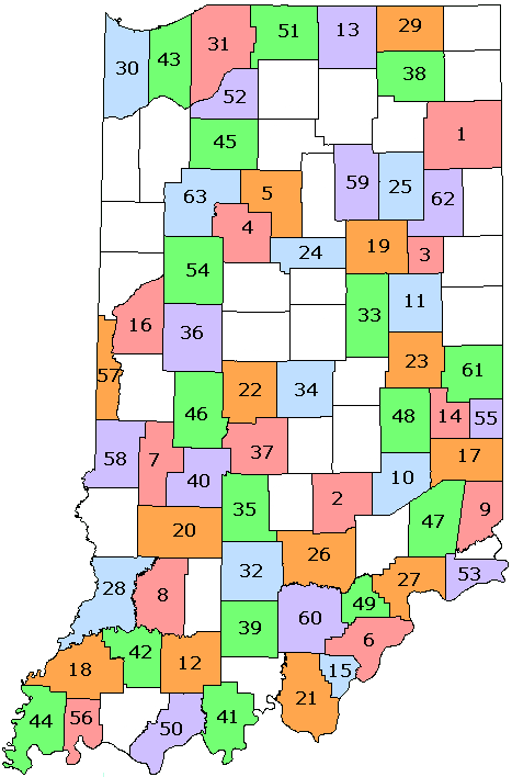 Indiana County Map