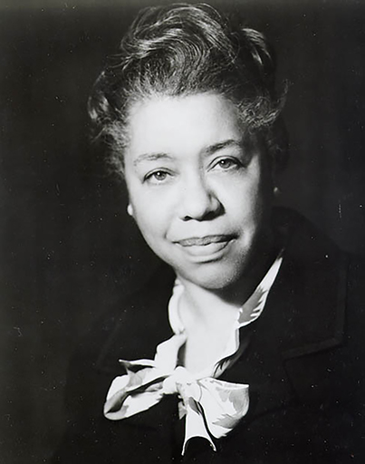 Portrait of Augusta Baker. 