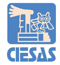 A logo with the letters CIESAS