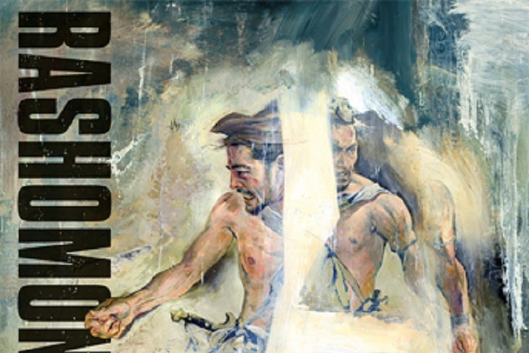animated image of two men from the movie "Rashomon"