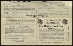 Image of World War 2 ration book from 1943