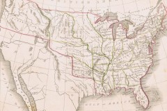 Map of the United States from 1835