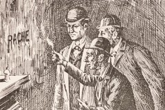 Illustration of Sherlock Holmes from "A Study in Scarlet"